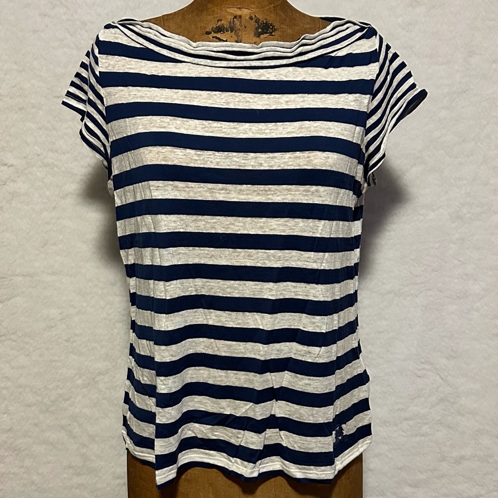 Burberry pre-owned boat neck tee